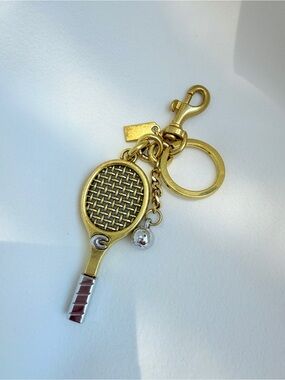 Small Tennis Racket Bag Charm